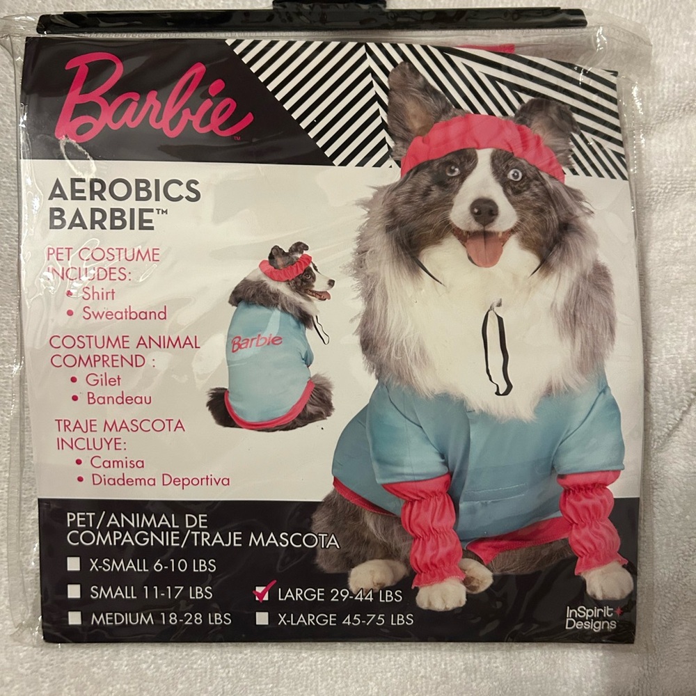 Barbie Blue and Pink Pet Outfit